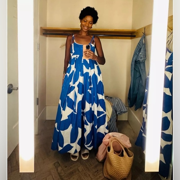 Anthropologie Sleeveless Babydoll Midi Dress Size XS - Picture 4 of 11